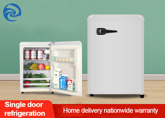 75L 90L 118L Retro białe mini lodówki z zamrażarką 2,6 Cu Ft
