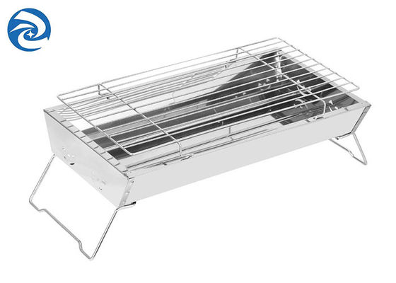 SS403 Przenośny grill ze stali nierdzewnej 17,7''x9''x2,4'' od 2 do 4 osób