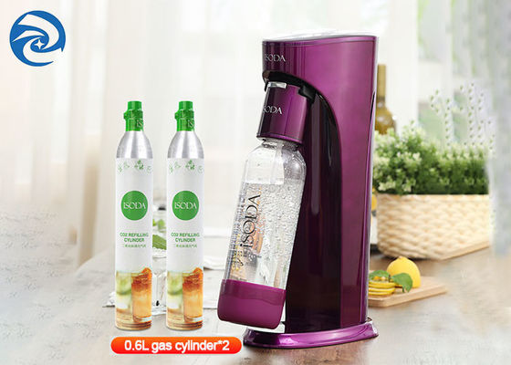 Fioletowy 0.6L Domowa Soda Maszyna 180mmx115mmx400mm