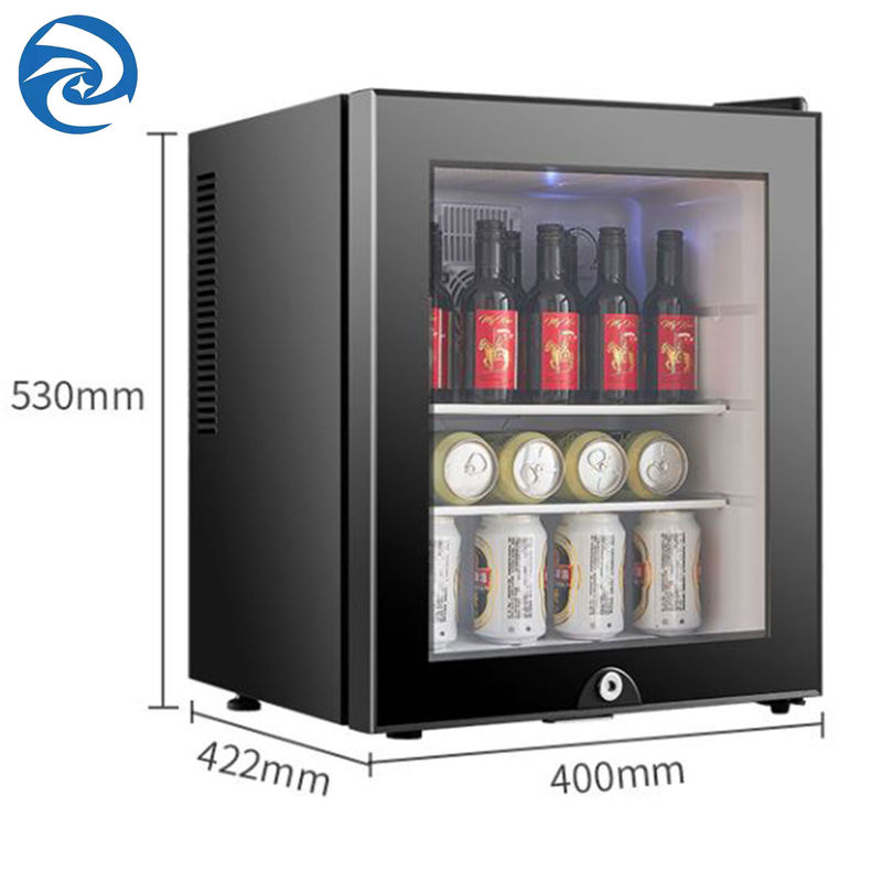 Czarne domowe minilodówki 55W 40L 220V 1.4 Stopy sześcienne