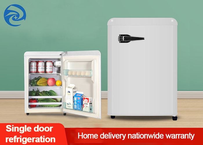 75L 90L 118L Retro białe mini lodówki z zamrażarką 2,6 Cu Ft