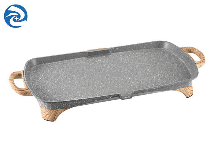 Stone Wood Grain Electric Grills Patelnie Patelnie 1350W 220V