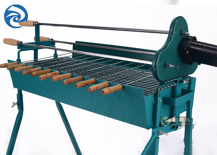 Zewnętrzny przenośny składany grill 110 × 34 cm x 81 cm Szaszłyki mięsne