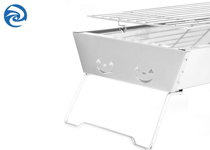 SS403 Przenośny grill ze stali nierdzewnej 17,7''x9''x2,4'' od 2 do 4 osób